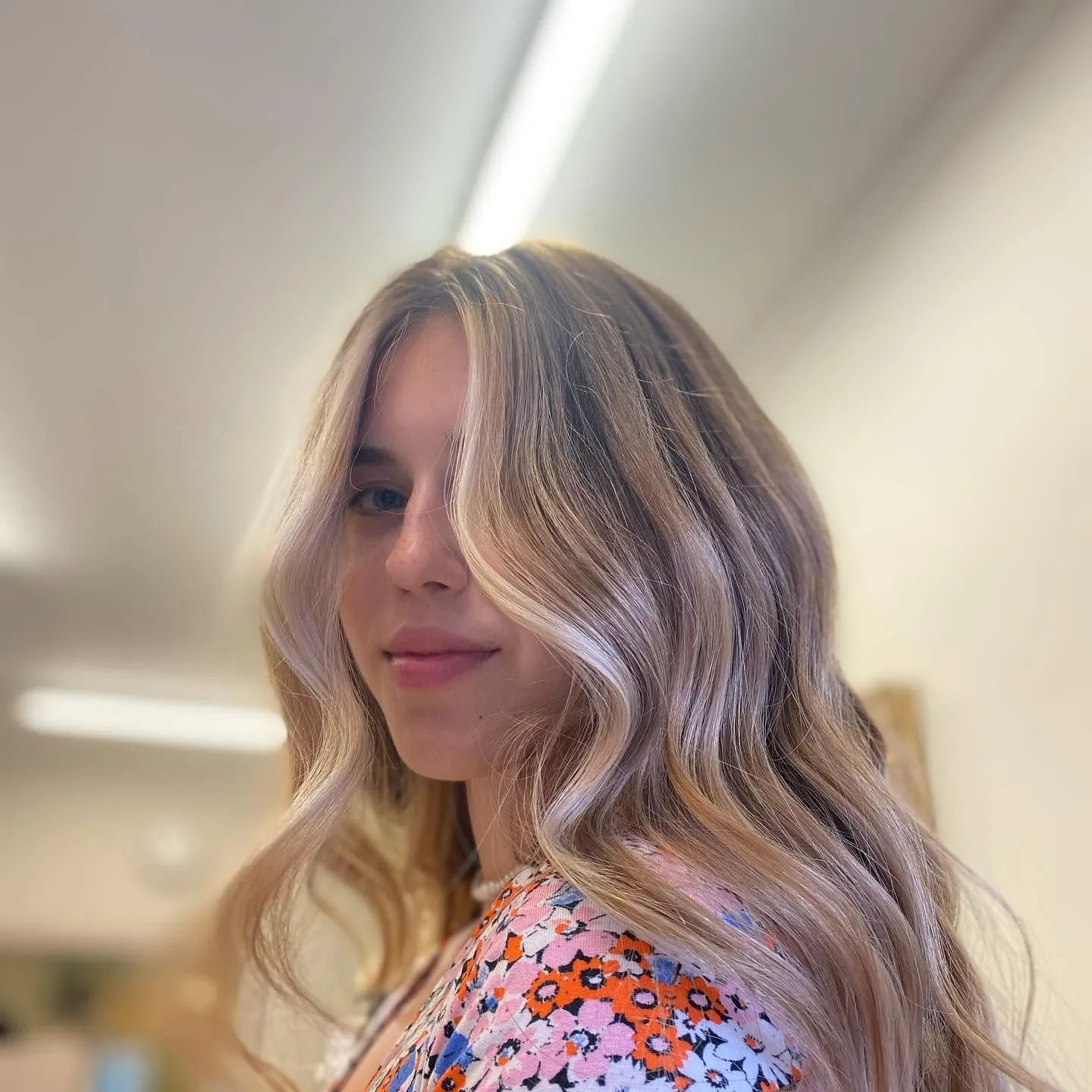 Seamless color melt and bespoke haircut result